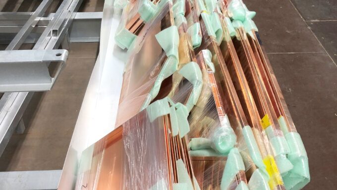 Produktionsbeispiel ( 7 stk komplette Dachgauben Verkleidungen aus Kupfer 0.6mm)